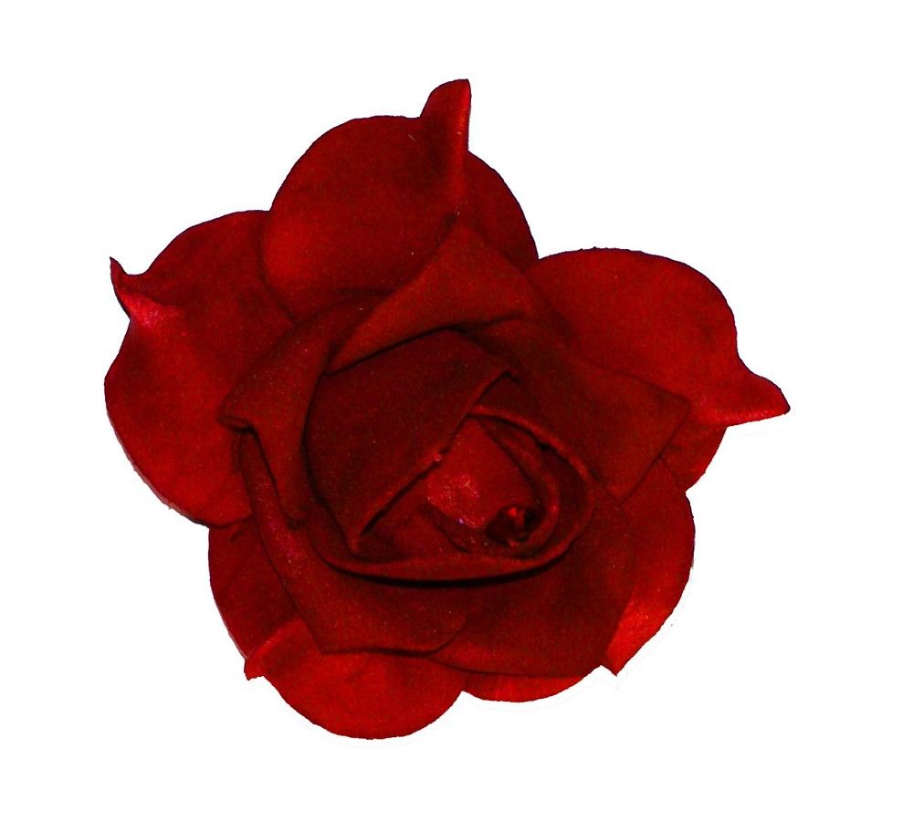 Soft-Rose rot mit Diamant (6 Stk./Box) - Avaloon Party-Deko-Geschenke