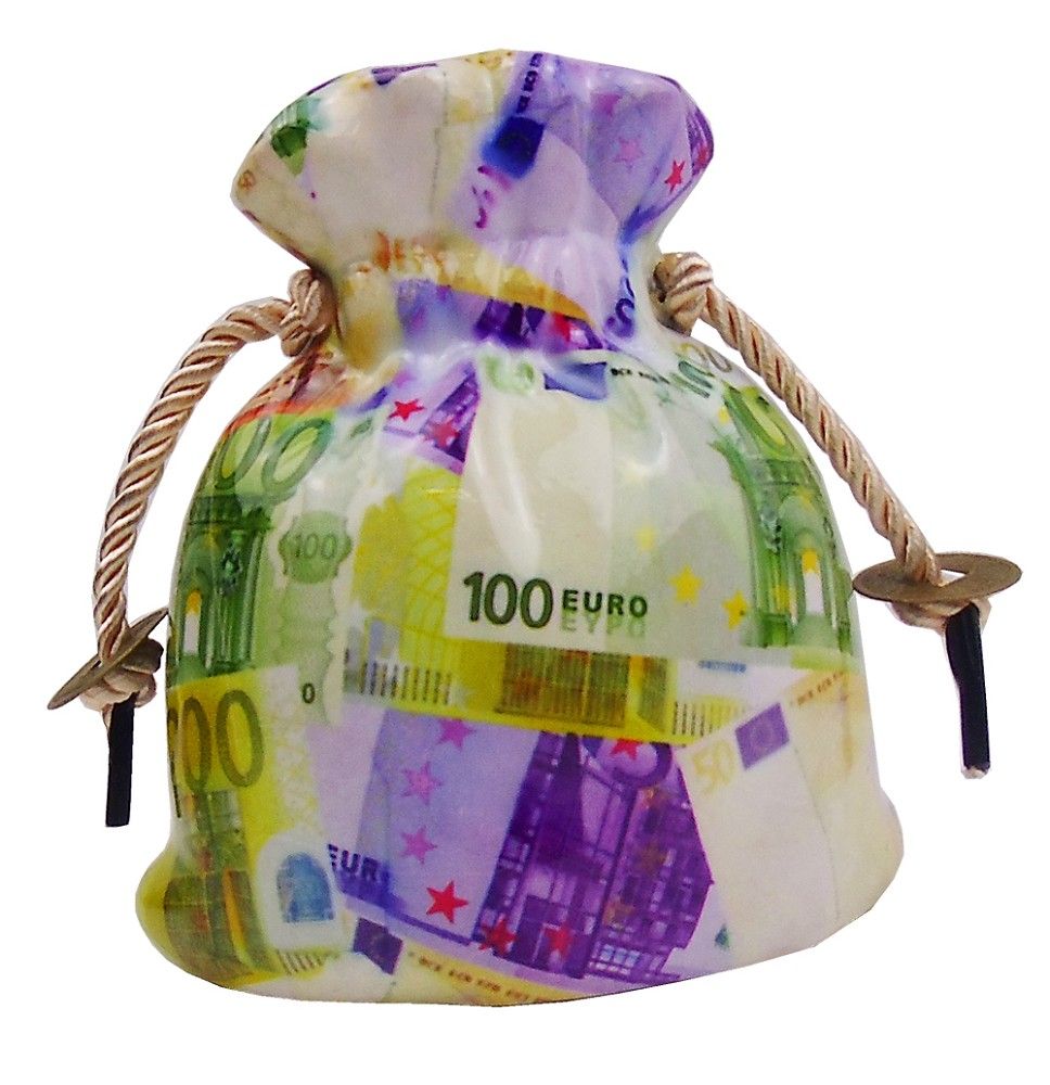 Spardose Eurosack - Avaloon Party-Deko-Geschenke