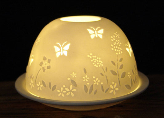 Windlicht Starlight - Schmetterlinge auf Blumenwiese Nr.114 - Avaloon Party-Deko-Geschenke