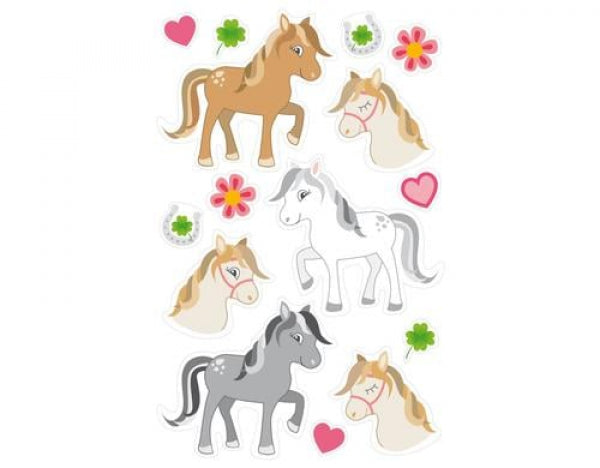 Sticker Pferdchen 8,5x13cm - Avaloon Party-Deko-Geschenke