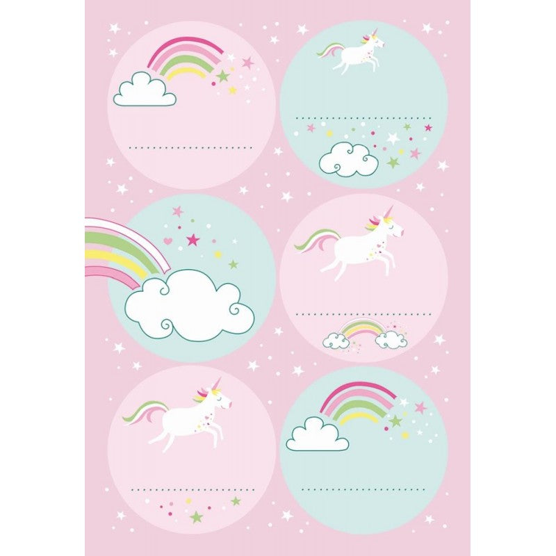 Sticker Unicorn 11,5x17cm - Avaloon Party-Deko-Geschenke