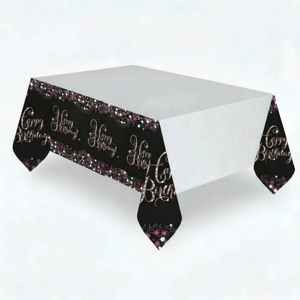 Tischdecke Happy Birthday Sparkling Celebration