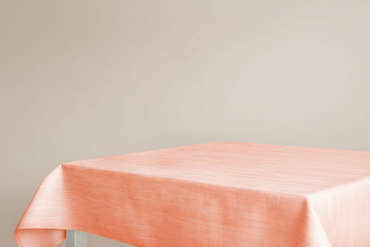 Tablecloth roll structure salmon