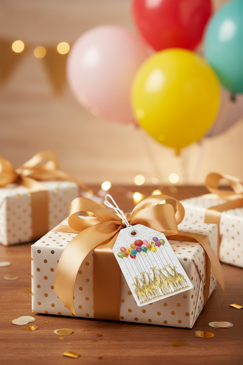 To & From Gift Tags Happy Birthday