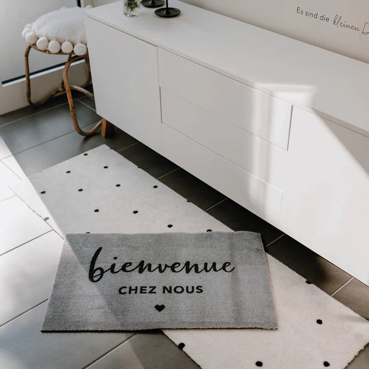 Waschbare Fußmatte Bienvenue 75 x 45