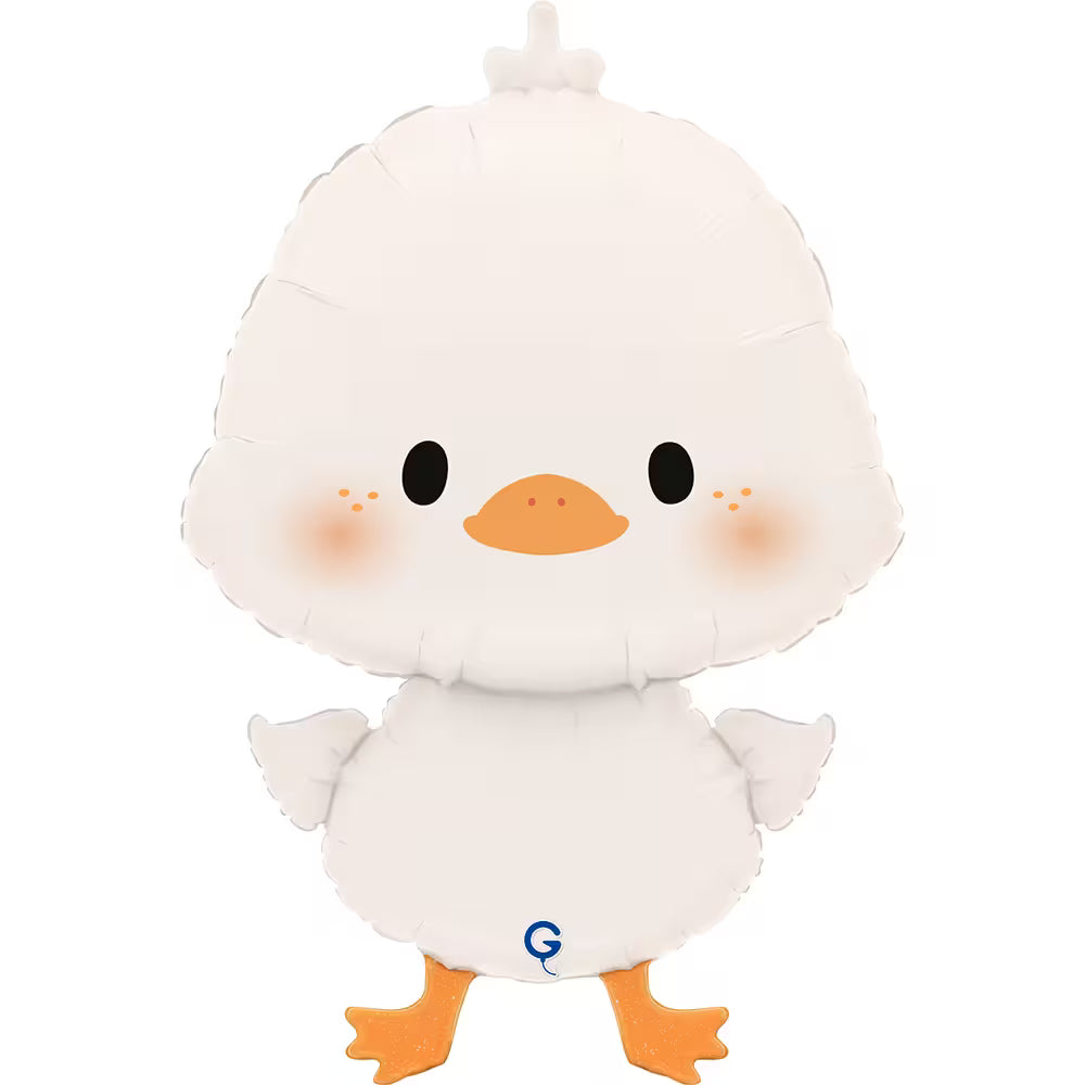 Folienballon Ente Weiß
