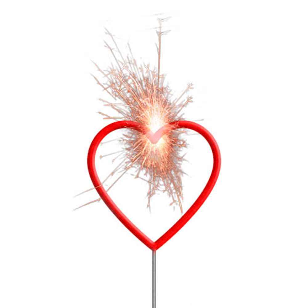 XXL Wunderkerze Herz 30cm für unvergessliche Feierlichkeiten - Avaloon Party-Deko-Geschenke