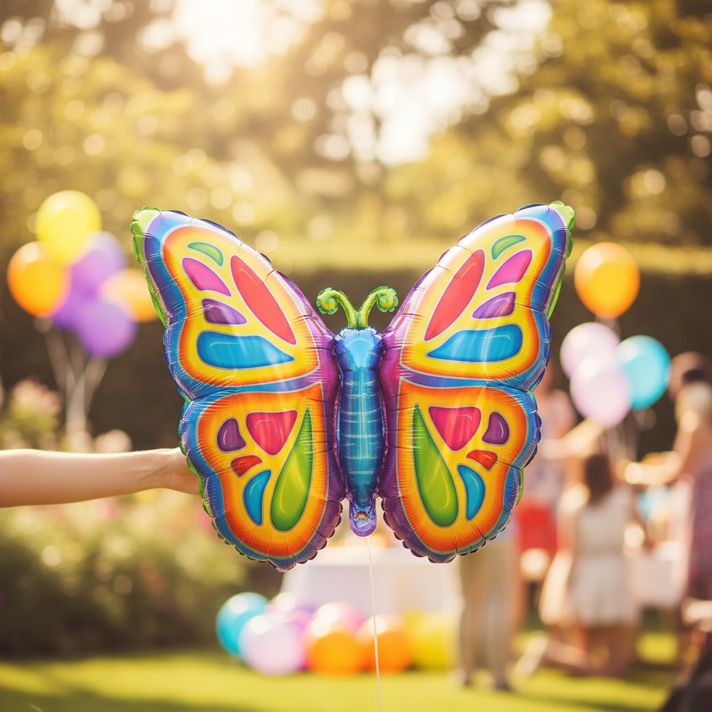 Foil Balloon, Radiant Butterfly