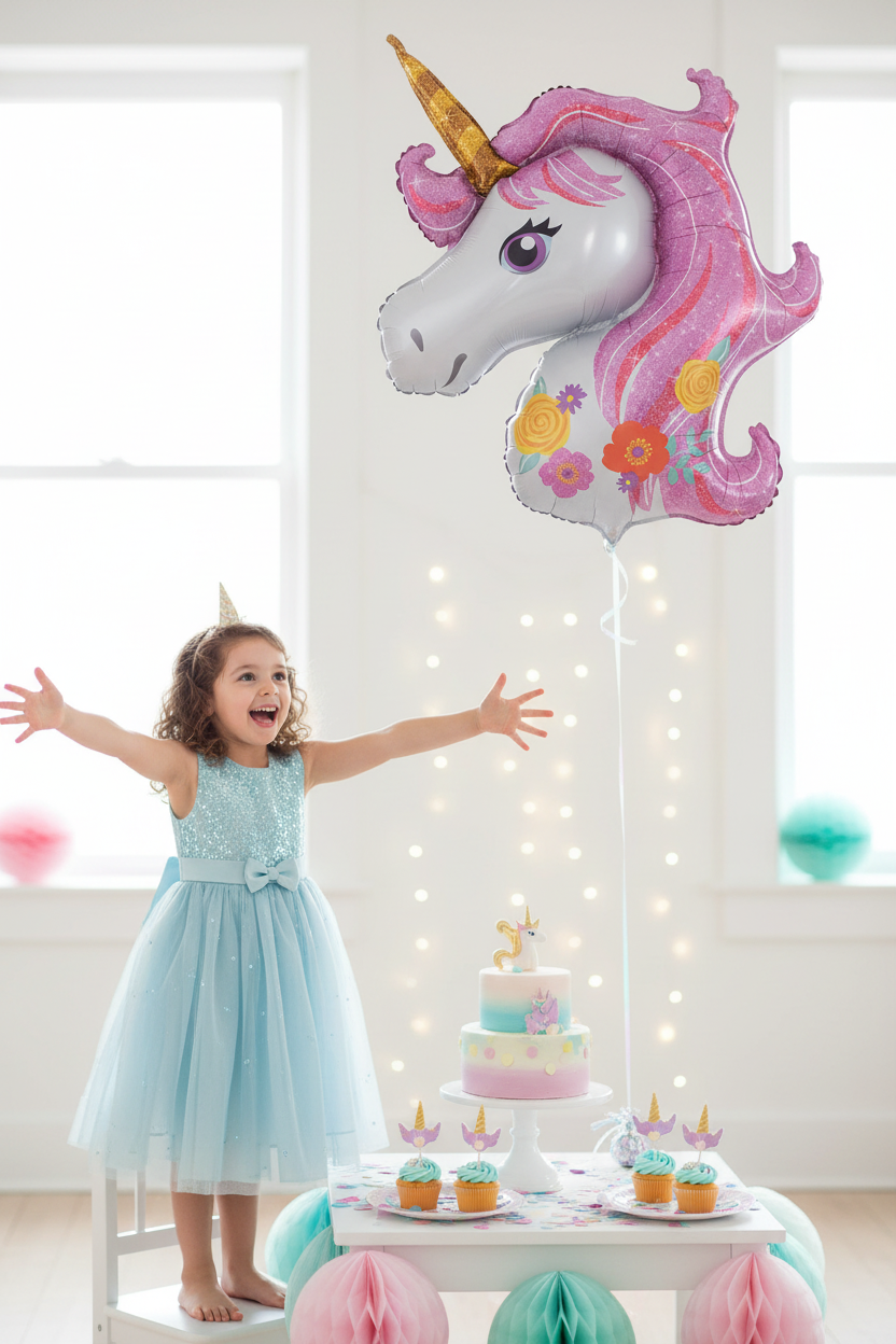 Folienballon Einhorn – 33 x 51 cm