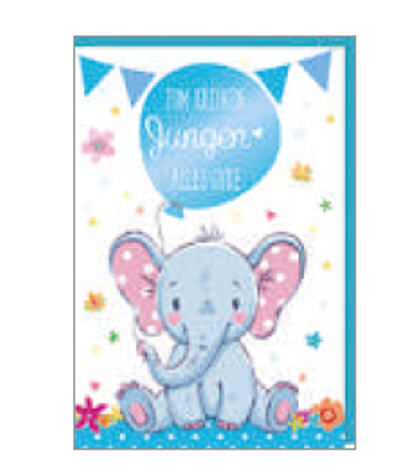 Karte Geburt kleine junge 11,5x17cm - Avaloon Party-Deko-Geschenke