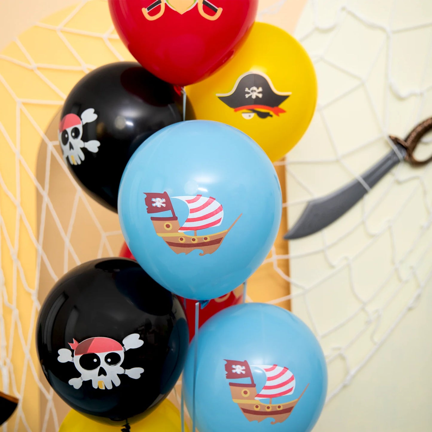 Latexballons Piraten 30 cm 8 Stück