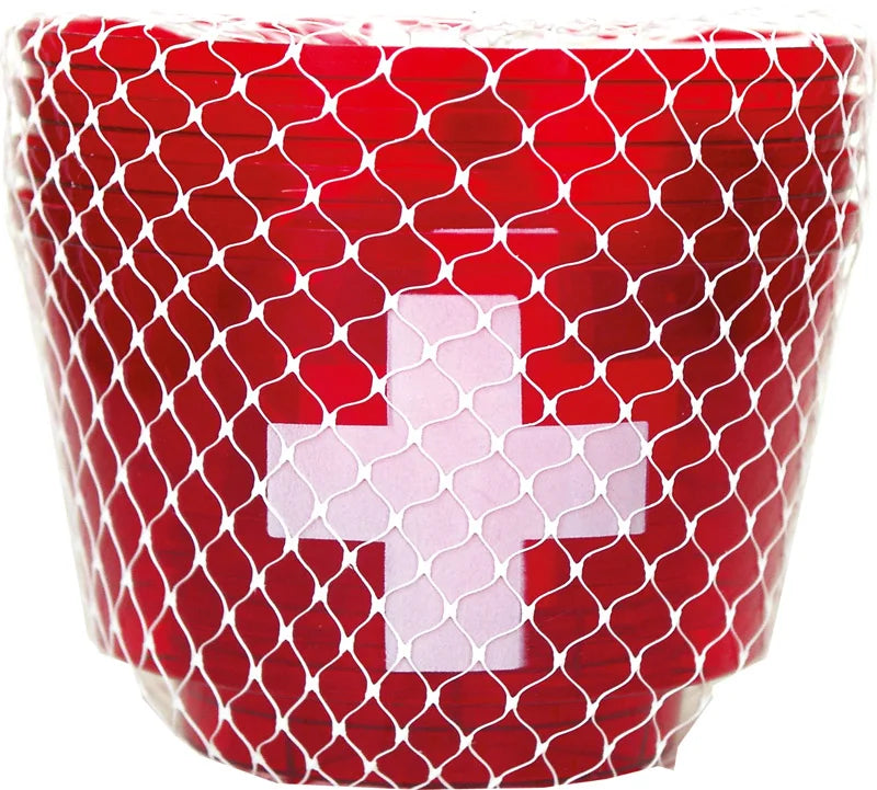 Tea light holders Swiss Cross