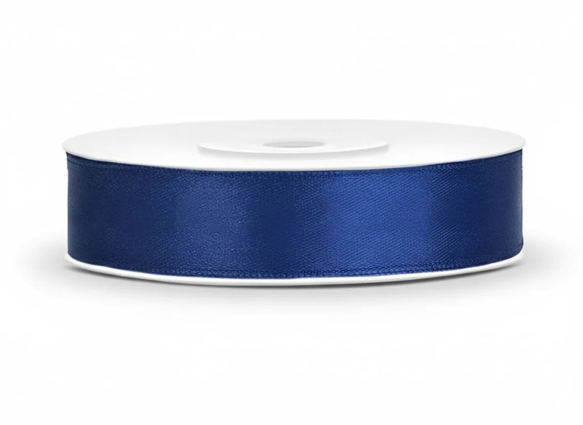 Satinband, marineblau, 12mm/25m - Avaloon Party-Deko-Geschenke