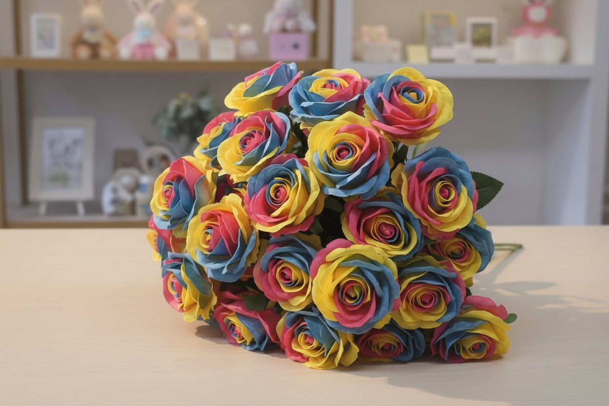 Artificial Flowers Colorful