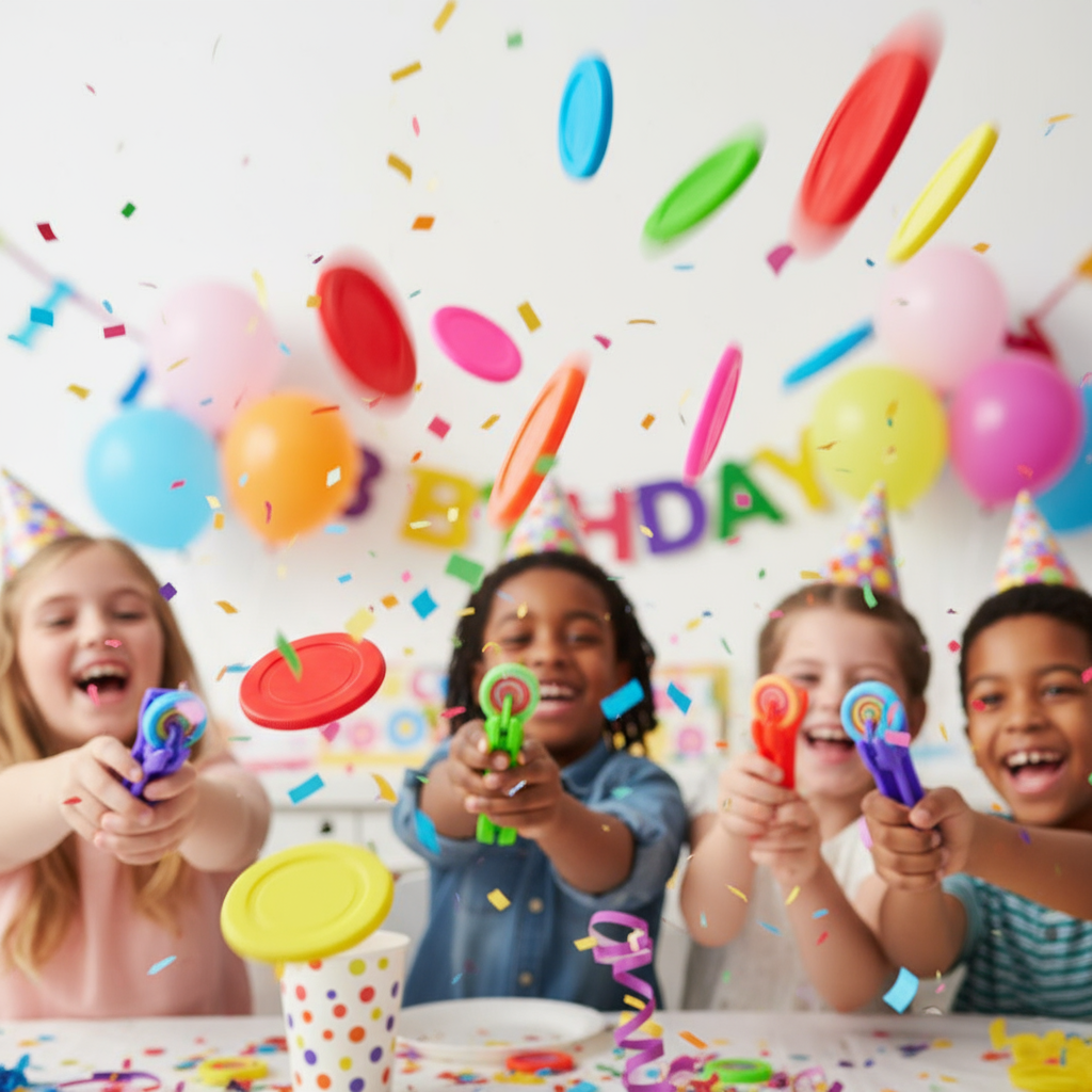 12 Disc-Shooters Plastik 10,3 x 4,6 cm