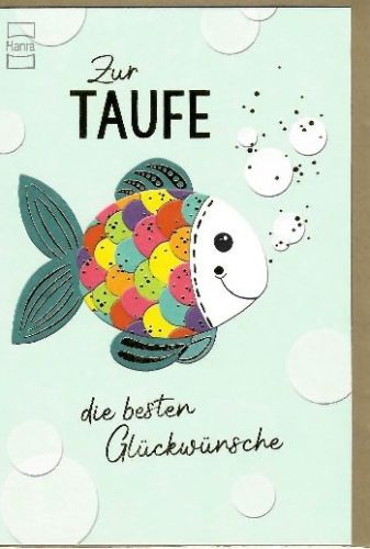 Karte Zur Taufe - Avaloon Party-Deko-Geschenke