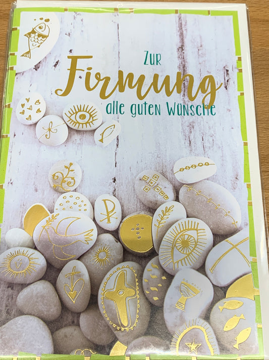 Karte zur Firmung alles Gute - Avaloon Party-Deko-Geschenke