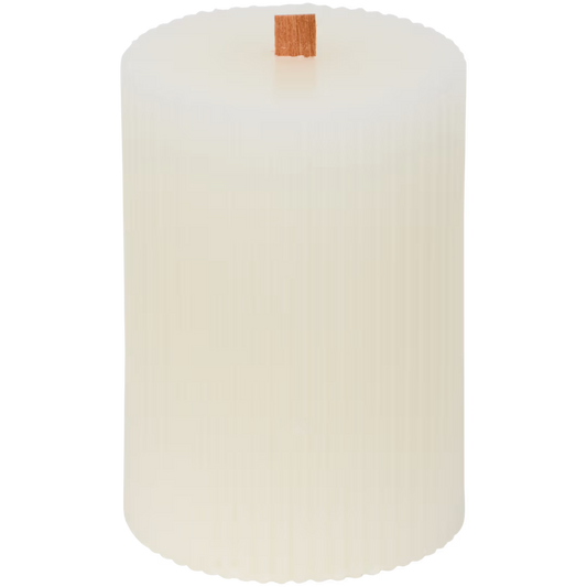 Stumpkerze Weiss