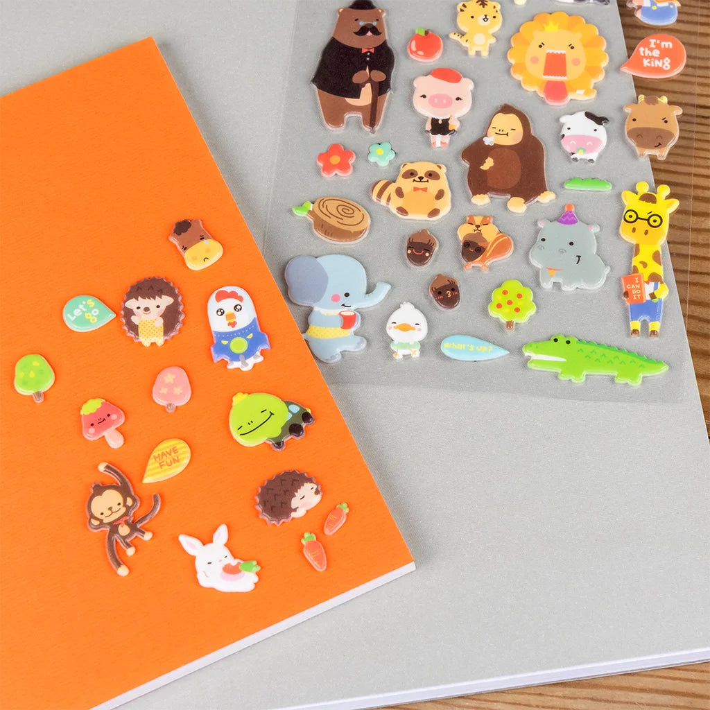 3D - Sticker - Animal Friends
