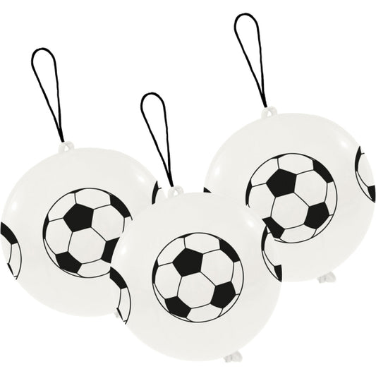 Latexballons Spielbälle Fußball 35,5 cm 3 Stk