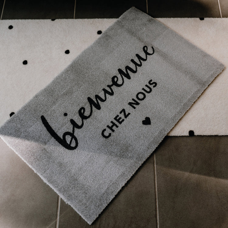 Waschbare Fußmatte Bienvenue 75 x 45