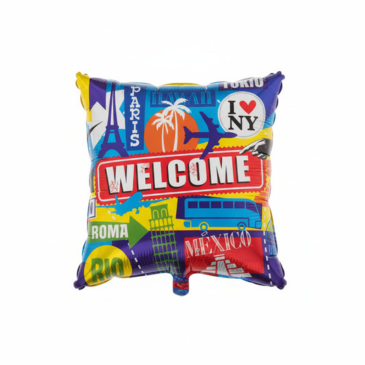 Folienballon Welcome