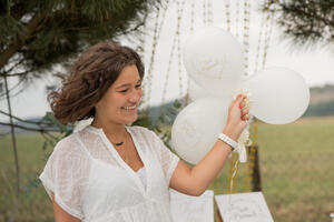 Ballon Metallischer Just Married