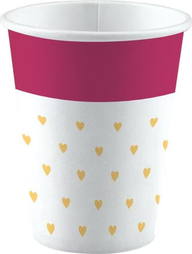 Becher Everyday Love Small Hearts 250 ml 8Stk
