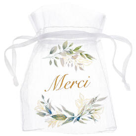 Organza bag Merci 4-pack