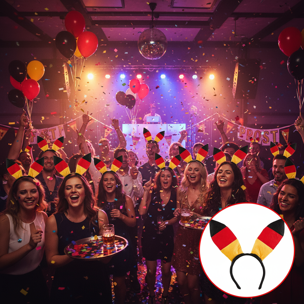 Deutschland Haarreif mit Hasenohren