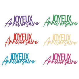 Konfetti Joyeux anniversaire