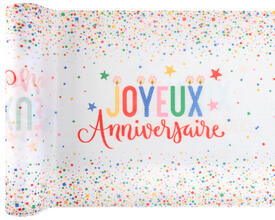 Tischläufer Joyeux anniversaire