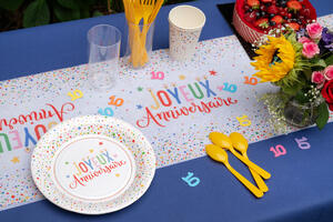 Tischläufer Joyeux anniversaire
