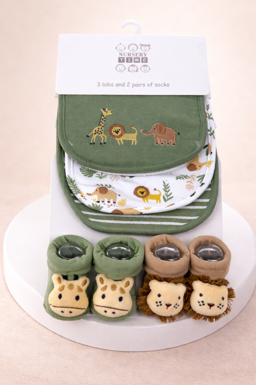 Baby Bib and Socks Set
