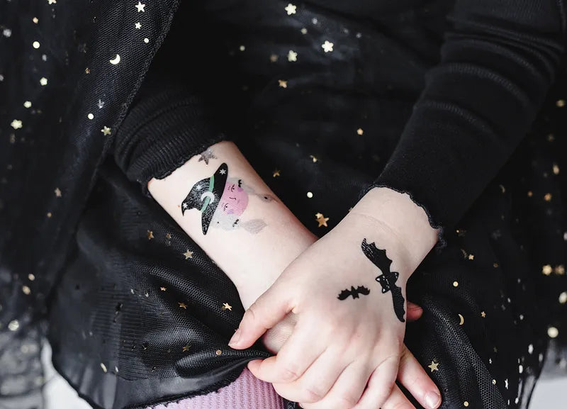 Abwaschbare Tattoos Halloween, Mix - Avaloon Party-Deko-Geschenke