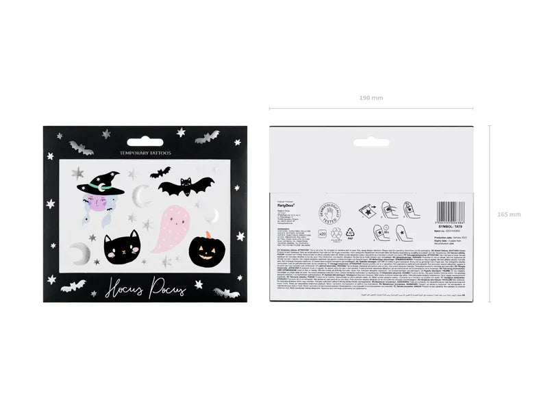 Abwaschbare Tattoos Halloween, Mix - Avaloon Party-Deko-Geschenke