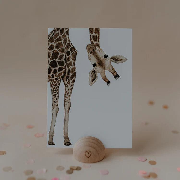 Watercolor Card Giraffe