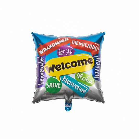 Folienballon Welcome