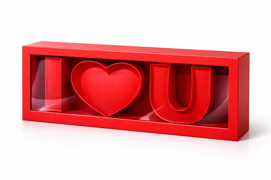 Geschenkbox I Love You Rot