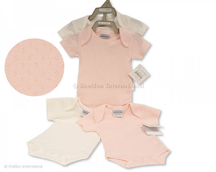 Baby Girls' Short-Sleeve Bodysuit Gift Set 2-Piece