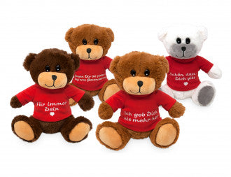 Bär mit Shirt und Sprüchen 20cm - Avaloon Party-Deko-Geschenke