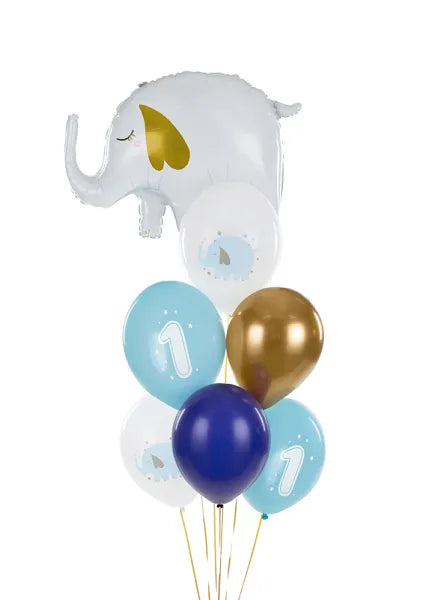 Ballons 30 cm, 1 Geburtstag, Pastel light blue - Avaloon Party-Deko-Geschenke