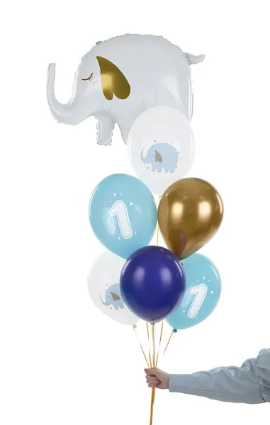 Ballons 30 cm, 1 Geburtstag, Pastel light blue - Avaloon Party-Deko-Geschenke