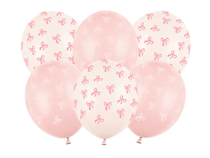 Ballons 30 cm, Schleifen, Mix