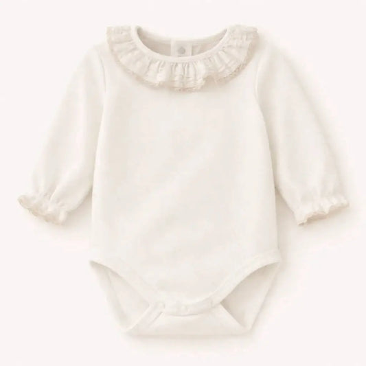 Baby Body Beige Sommer – Rollkragen 100% Baumwolle
