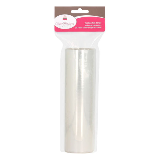 Tortenfolie transparent 20x200cm – Cake Masters Acetate Foil Strip