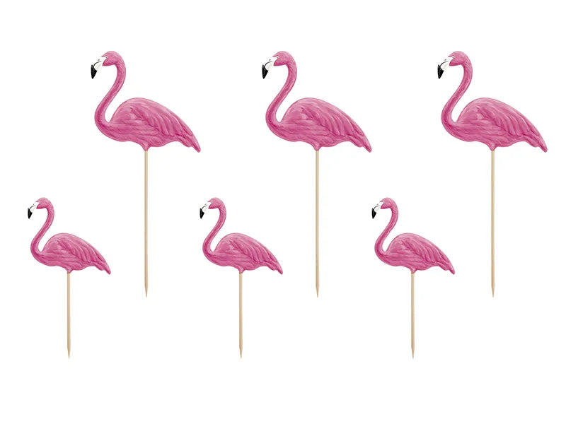 Cake Topper Aloha Flamingos, 15–23,5 cm