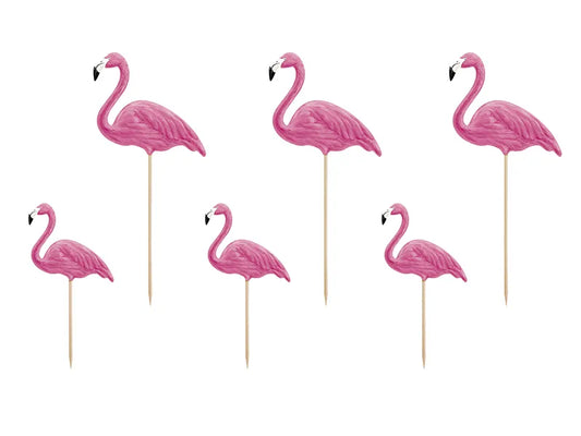 Cake Topper Aloha Flamingos, 15–23,5 cm
