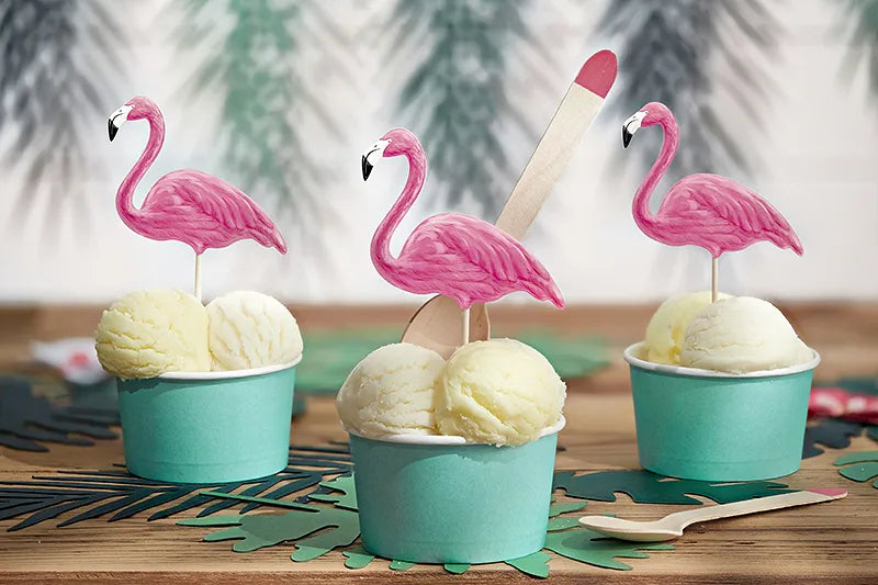 Cake Topper Aloha Flamingos, 15–23,5 cm