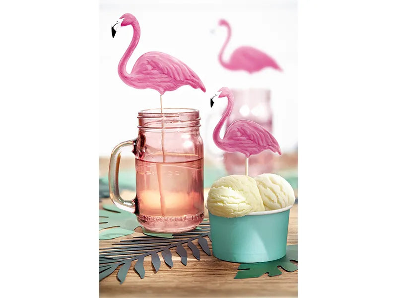 Cake Topper Aloha Flamingos, 15–23,5 cm